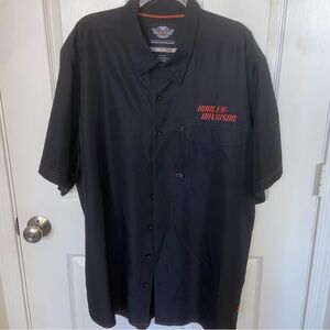 2013 Harley Davidson Men Button Up Shirt